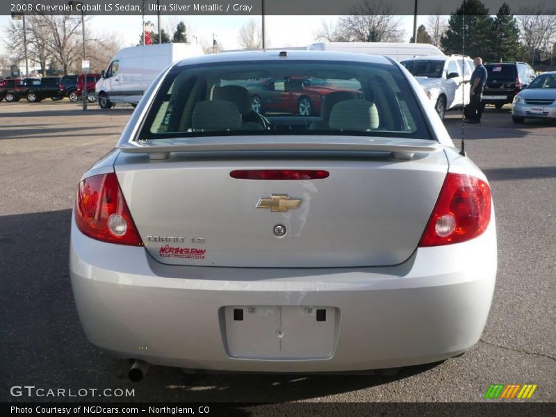 Ultra Silver Metallic / Gray 2008 Chevrolet Cobalt LS Sedan