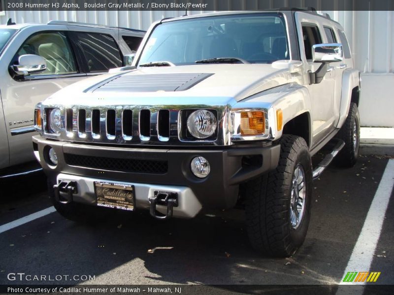 Boulder Gray Metallic / Ebony Black/Pewter 2008 Hummer H3 Alpha