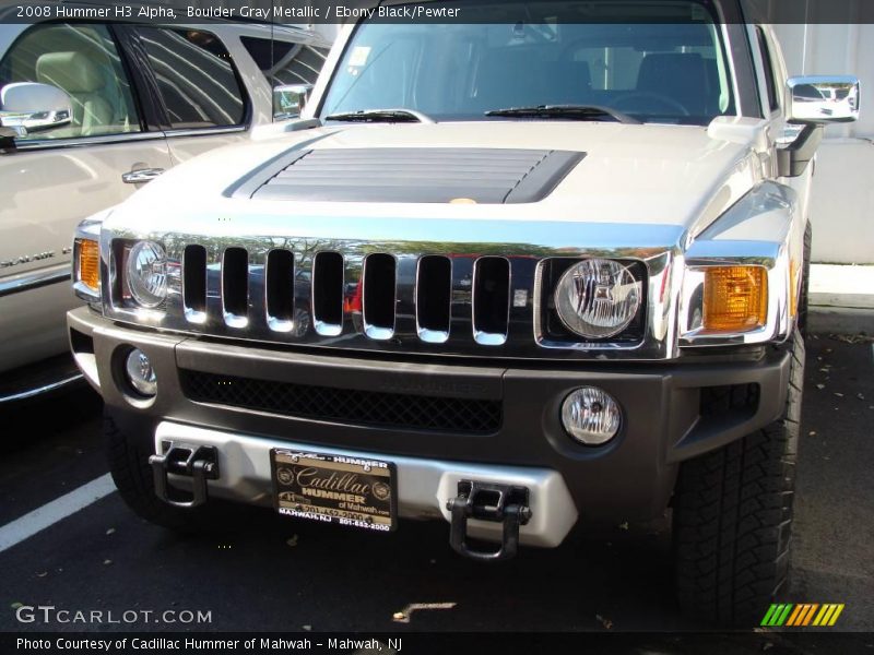 Boulder Gray Metallic / Ebony Black/Pewter 2008 Hummer H3 Alpha