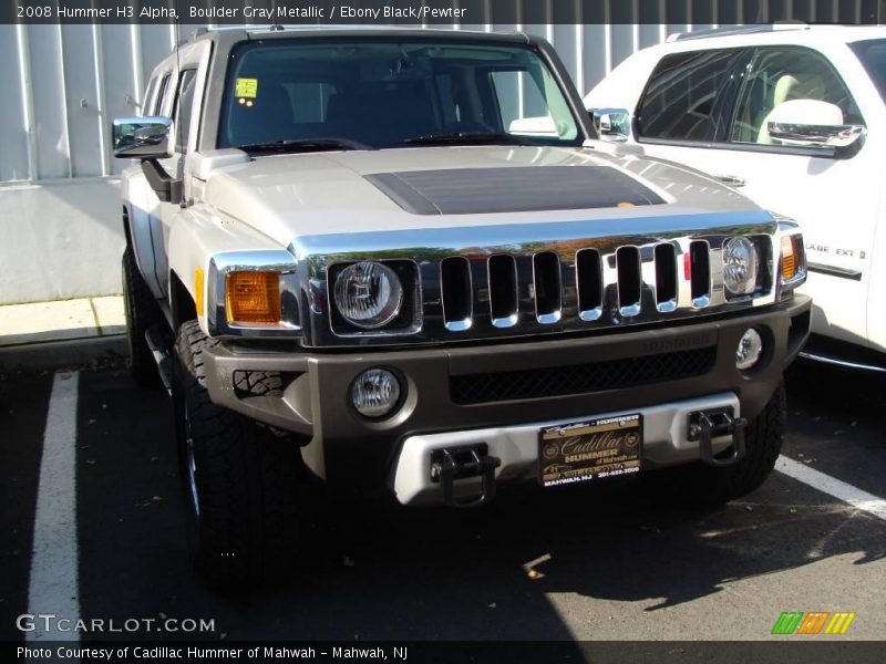 Boulder Gray Metallic / Ebony Black/Pewter 2008 Hummer H3 Alpha