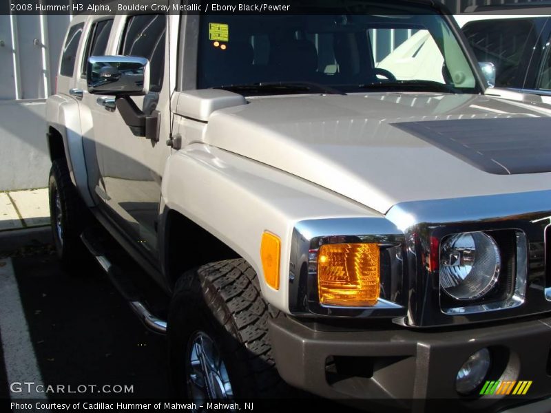Boulder Gray Metallic / Ebony Black/Pewter 2008 Hummer H3 Alpha