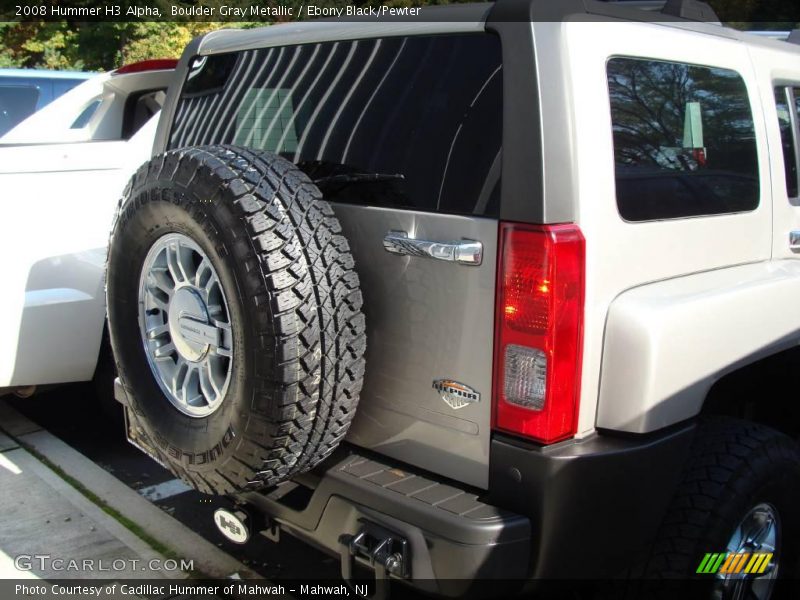 Boulder Gray Metallic / Ebony Black/Pewter 2008 Hummer H3 Alpha