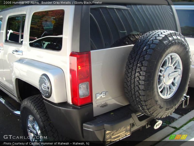 Boulder Gray Metallic / Ebony Black/Pewter 2008 Hummer H3 Alpha