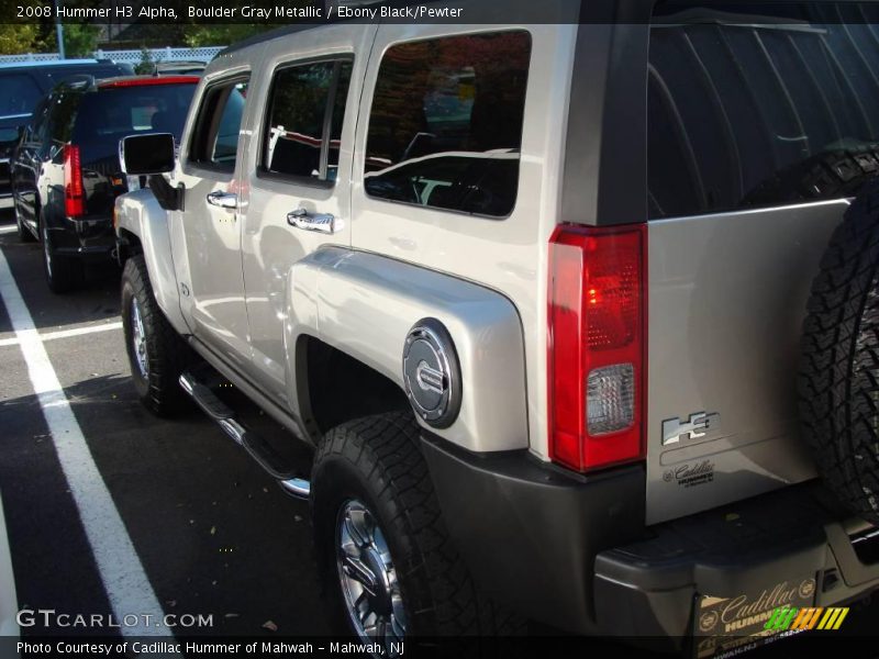 Boulder Gray Metallic / Ebony Black/Pewter 2008 Hummer H3 Alpha