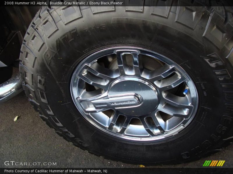 Boulder Gray Metallic / Ebony Black/Pewter 2008 Hummer H3 Alpha
