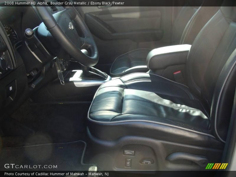 Boulder Gray Metallic / Ebony Black/Pewter 2008 Hummer H3 Alpha