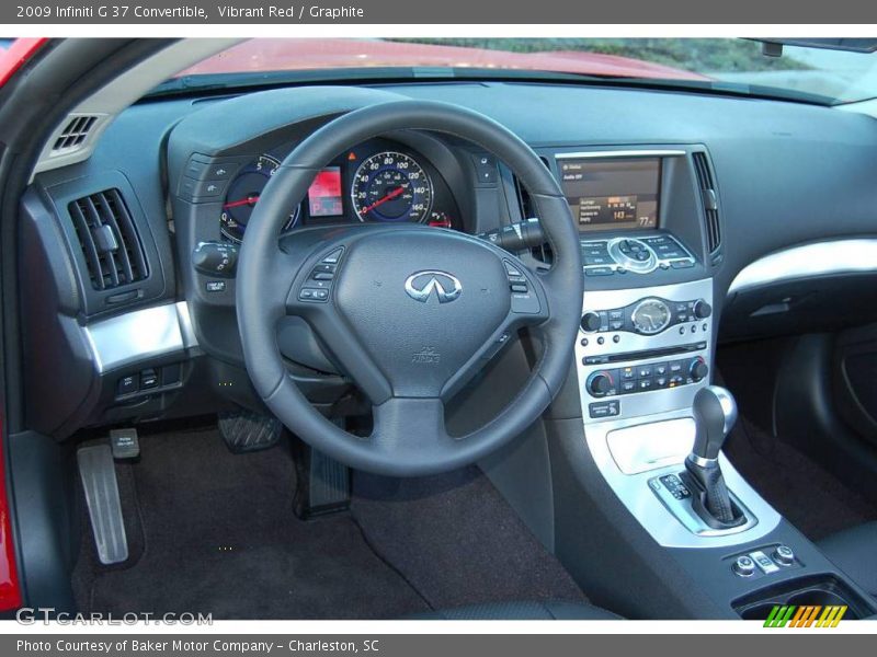 Vibrant Red / Graphite 2009 Infiniti G 37 Convertible