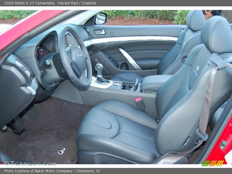 Vibrant Red / Graphite 2009 Infiniti G 37 Convertible