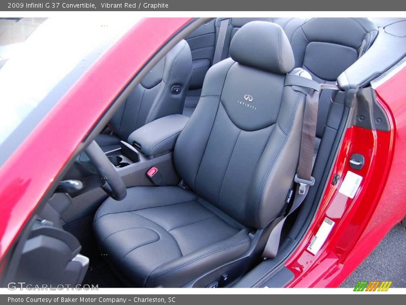 Vibrant Red / Graphite 2009 Infiniti G 37 Convertible