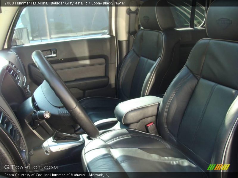Boulder Gray Metallic / Ebony Black/Pewter 2008 Hummer H3 Alpha