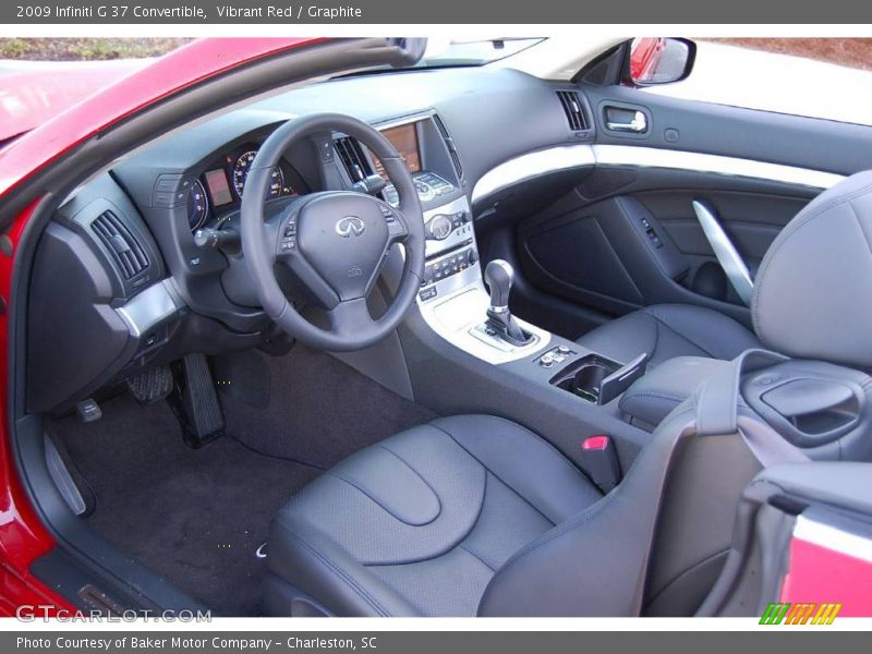Vibrant Red / Graphite 2009 Infiniti G 37 Convertible