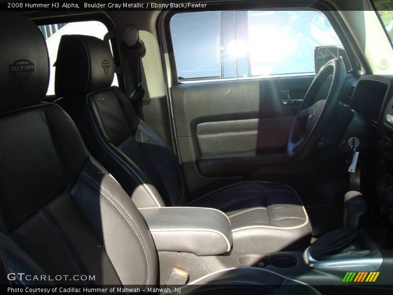 Boulder Gray Metallic / Ebony Black/Pewter 2008 Hummer H3 Alpha