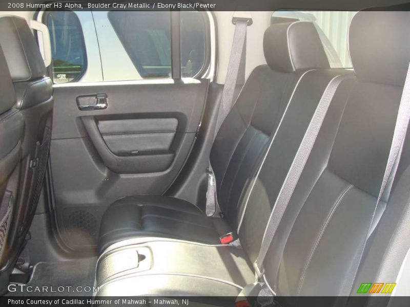 Boulder Gray Metallic / Ebony Black/Pewter 2008 Hummer H3 Alpha
