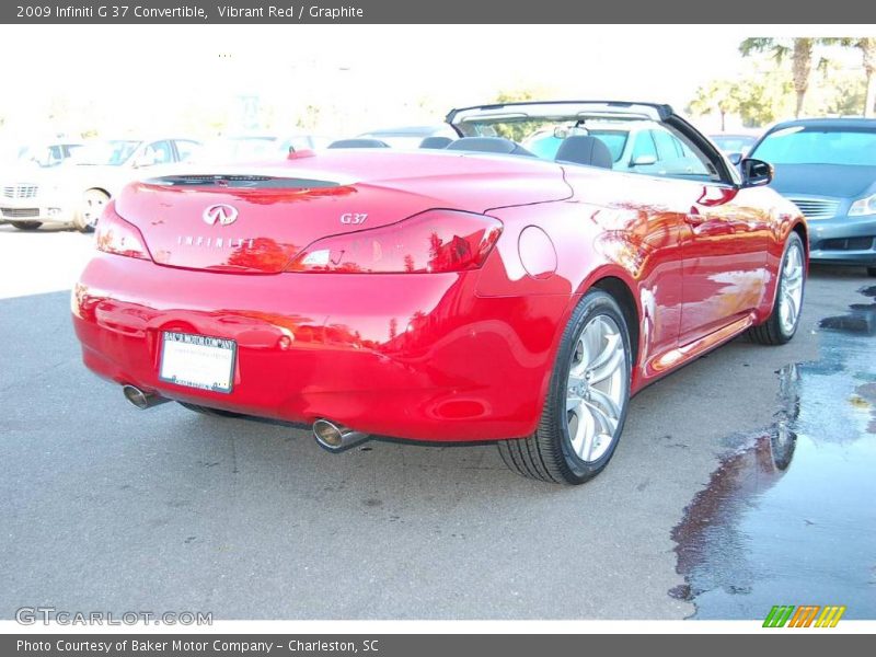 Vibrant Red / Graphite 2009 Infiniti G 37 Convertible