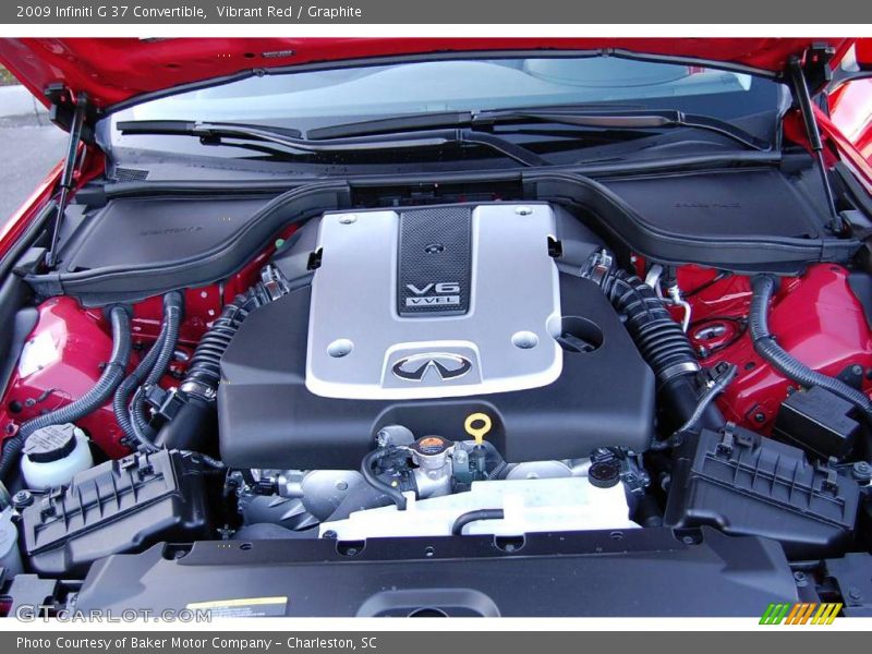 Vibrant Red / Graphite 2009 Infiniti G 37 Convertible