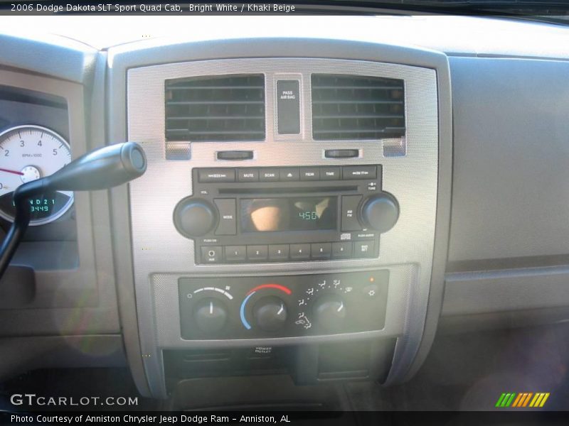 Bright White / Khaki Beige 2006 Dodge Dakota SLT Sport Quad Cab