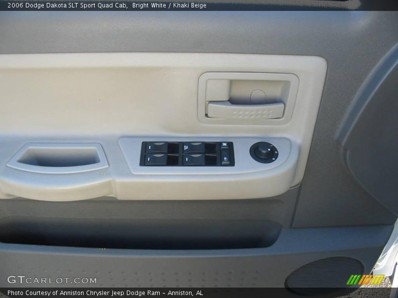 Bright White / Khaki Beige 2006 Dodge Dakota SLT Sport Quad Cab