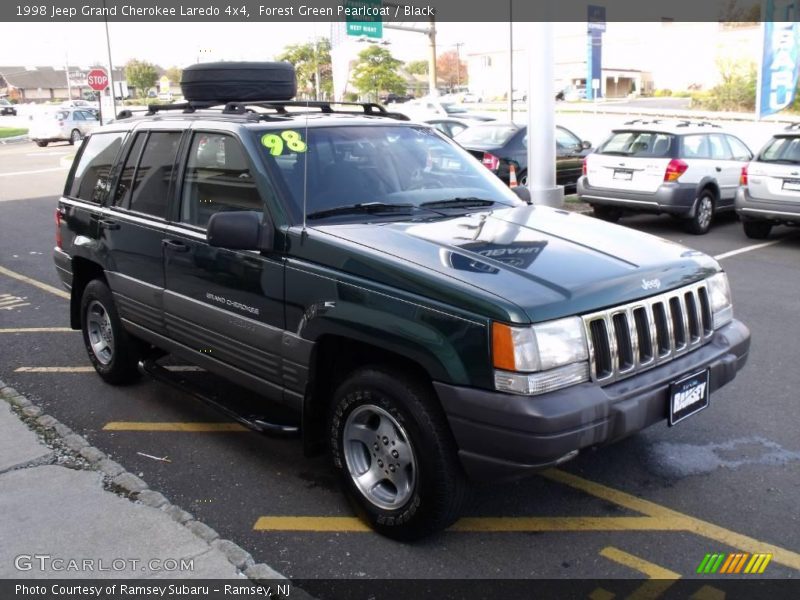 Forest Green Pearlcoat / Black 1998 Jeep Grand Cherokee Laredo 4x4