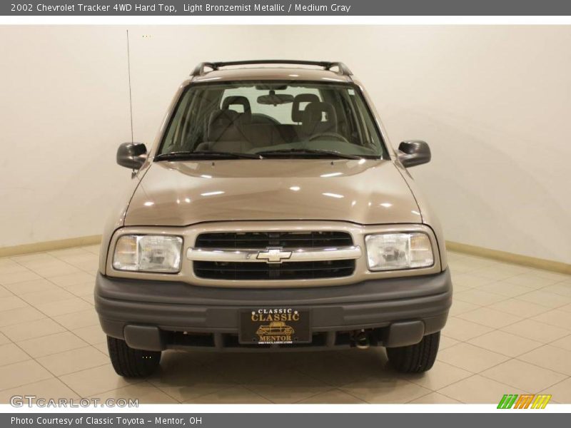 Light Bronzemist Metallic / Medium Gray 2002 Chevrolet Tracker 4WD Hard Top
