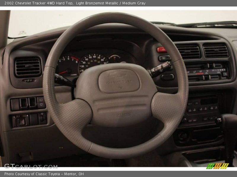 Light Bronzemist Metallic / Medium Gray 2002 Chevrolet Tracker 4WD Hard Top