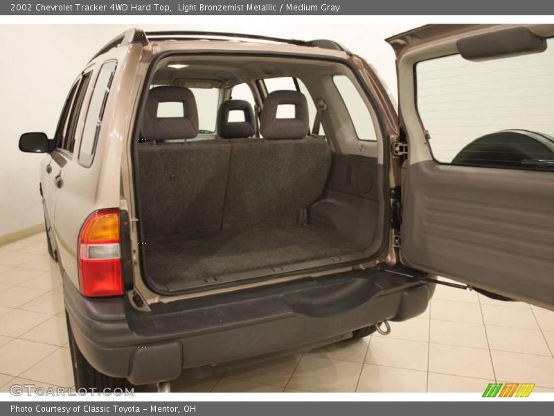 Light Bronzemist Metallic / Medium Gray 2002 Chevrolet Tracker 4WD Hard Top