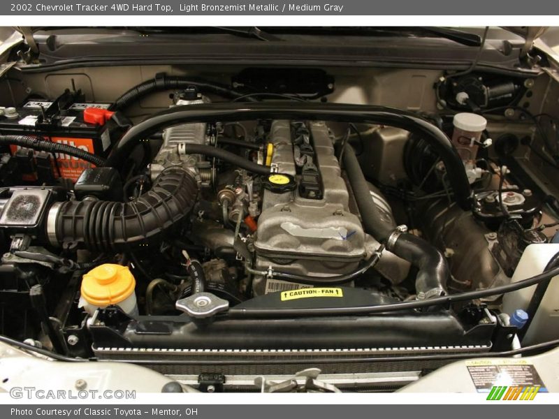 Light Bronzemist Metallic / Medium Gray 2002 Chevrolet Tracker 4WD Hard Top