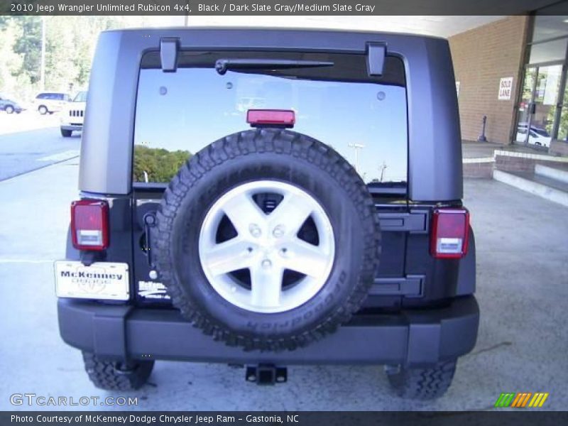 Black / Dark Slate Gray/Medium Slate Gray 2010 Jeep Wrangler Unlimited Rubicon 4x4