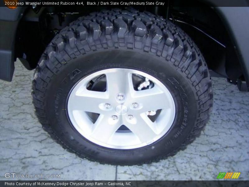 Black / Dark Slate Gray/Medium Slate Gray 2010 Jeep Wrangler Unlimited Rubicon 4x4