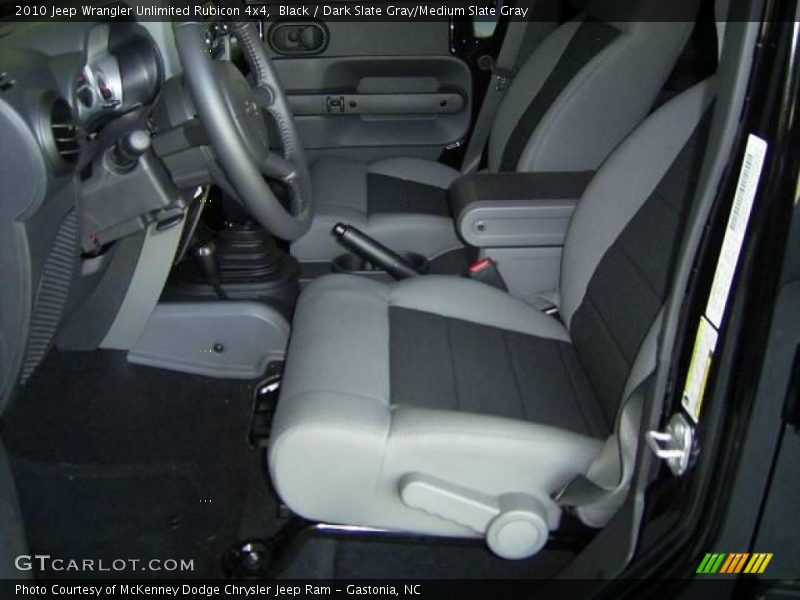 Black / Dark Slate Gray/Medium Slate Gray 2010 Jeep Wrangler Unlimited Rubicon 4x4