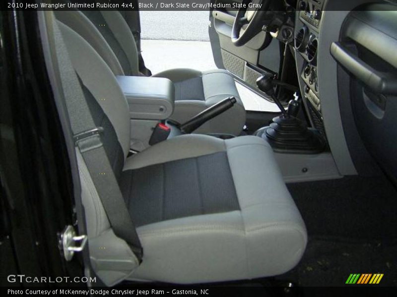 Black / Dark Slate Gray/Medium Slate Gray 2010 Jeep Wrangler Unlimited Rubicon 4x4