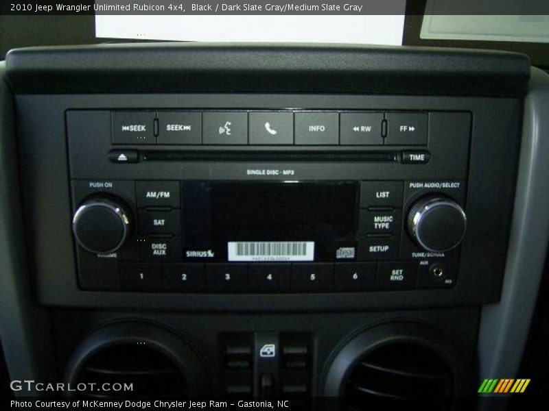 Black / Dark Slate Gray/Medium Slate Gray 2010 Jeep Wrangler Unlimited Rubicon 4x4