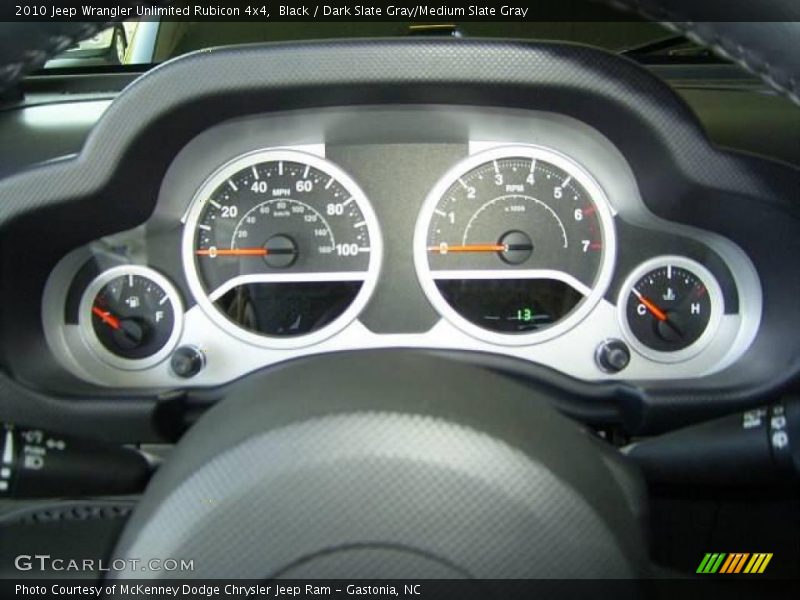 Black / Dark Slate Gray/Medium Slate Gray 2010 Jeep Wrangler Unlimited Rubicon 4x4