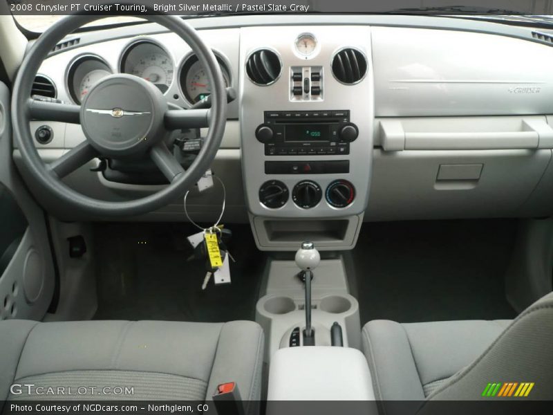 Bright Silver Metallic / Pastel Slate Gray 2008 Chrysler PT Cruiser Touring