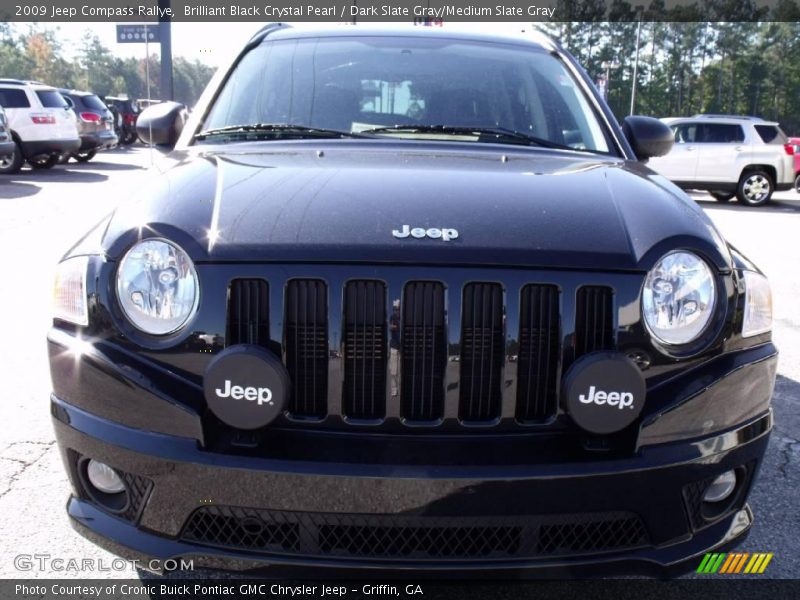 Brilliant Black Crystal Pearl / Dark Slate Gray/Medium Slate Gray 2009 Jeep Compass Rallye