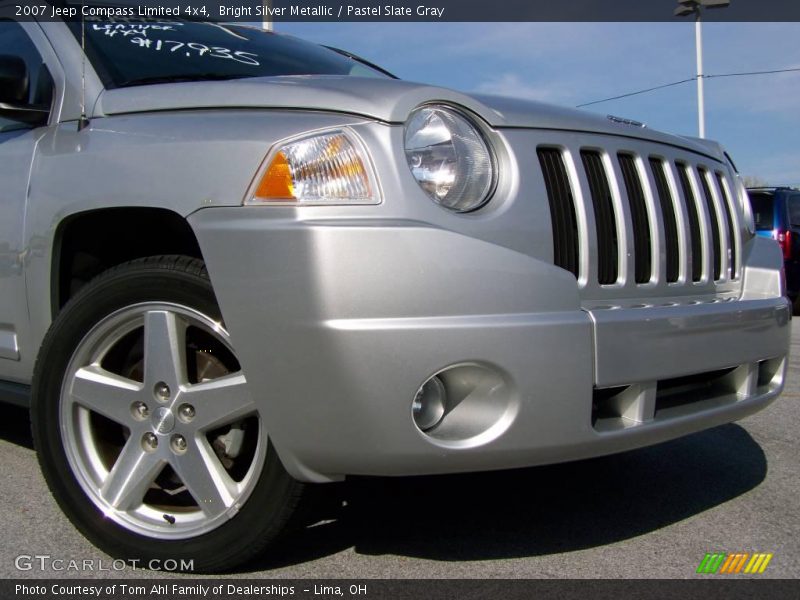 Bright Silver Metallic / Pastel Slate Gray 2007 Jeep Compass Limited 4x4
