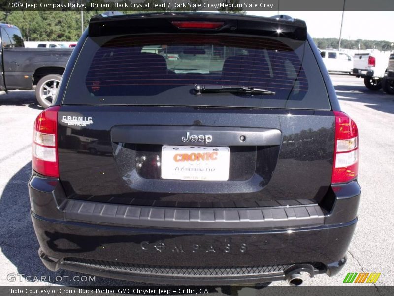 Brilliant Black Crystal Pearl / Dark Slate Gray/Medium Slate Gray 2009 Jeep Compass Rallye