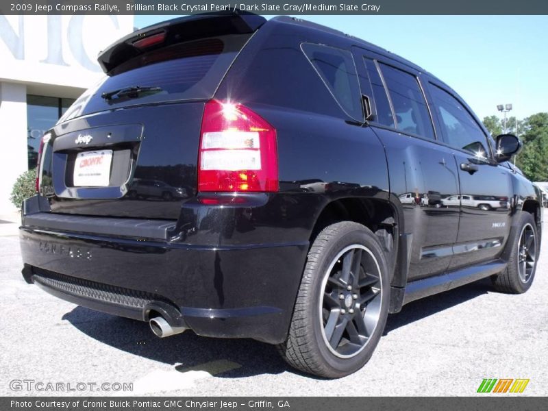 Brilliant Black Crystal Pearl / Dark Slate Gray/Medium Slate Gray 2009 Jeep Compass Rallye