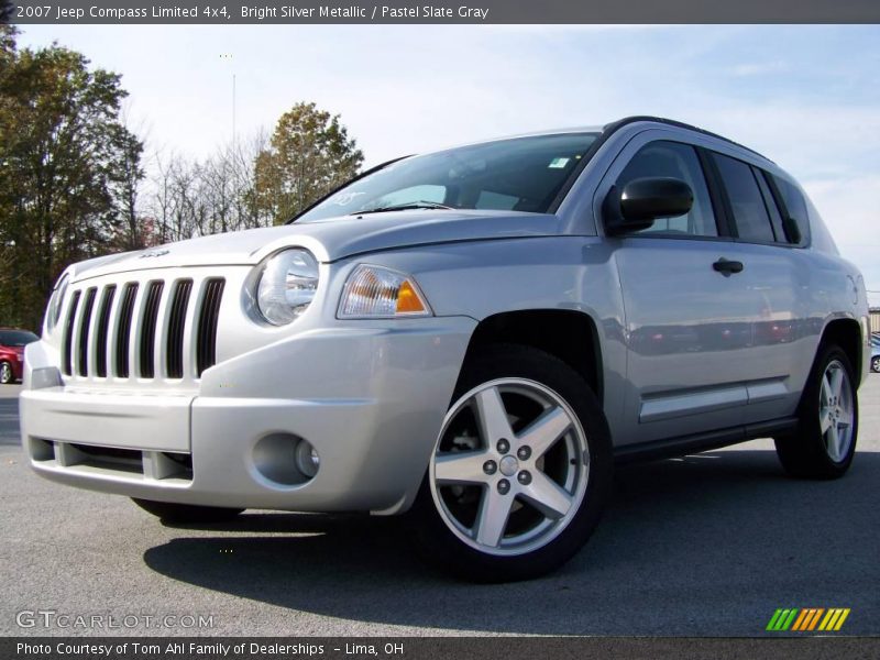 Bright Silver Metallic / Pastel Slate Gray 2007 Jeep Compass Limited 4x4