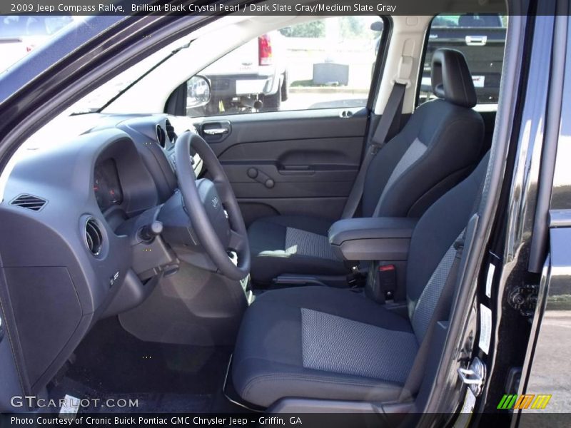 Brilliant Black Crystal Pearl / Dark Slate Gray/Medium Slate Gray 2009 Jeep Compass Rallye