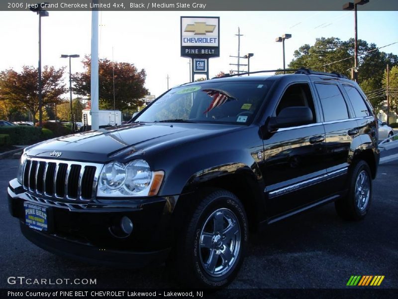 Black / Medium Slate Gray 2006 Jeep Grand Cherokee Limited 4x4