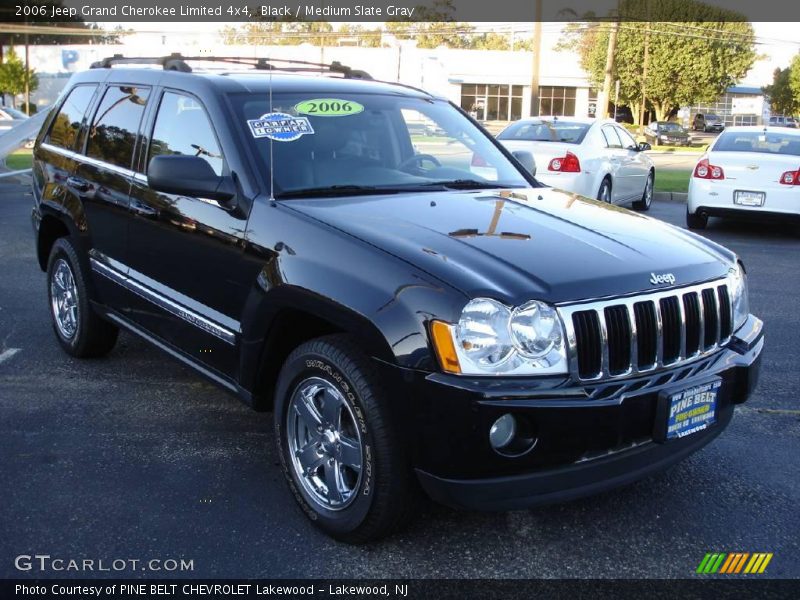 Black / Medium Slate Gray 2006 Jeep Grand Cherokee Limited 4x4