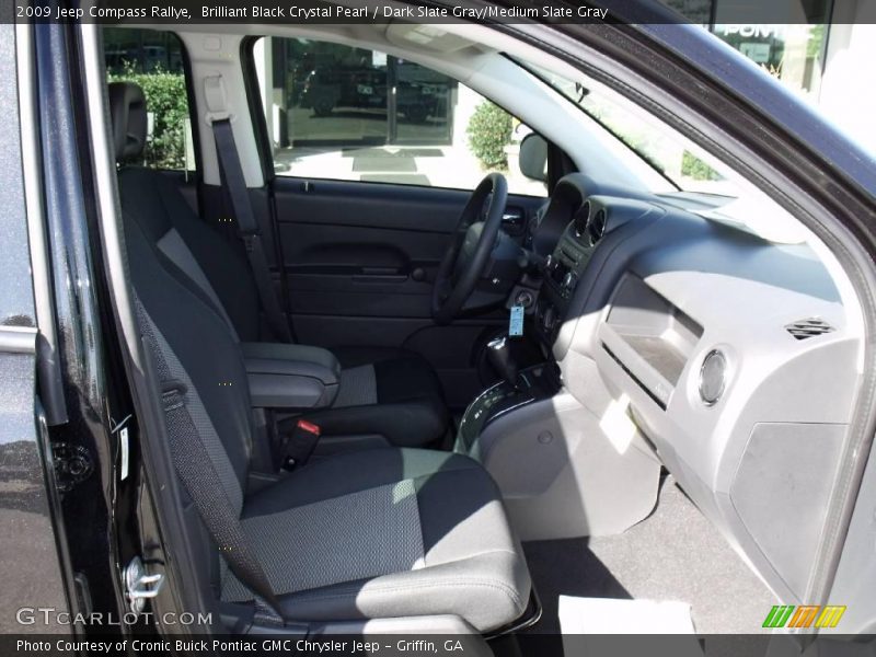 Brilliant Black Crystal Pearl / Dark Slate Gray/Medium Slate Gray 2009 Jeep Compass Rallye