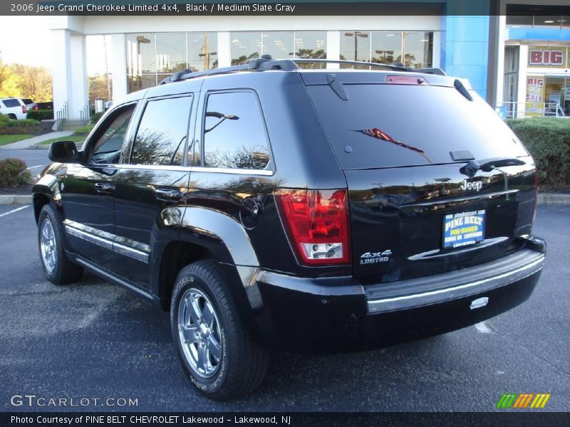 Black / Medium Slate Gray 2006 Jeep Grand Cherokee Limited 4x4