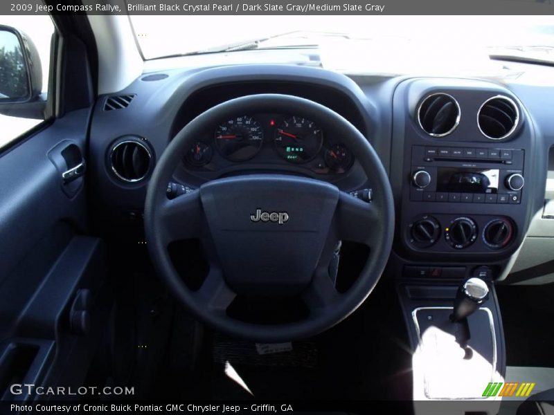 Brilliant Black Crystal Pearl / Dark Slate Gray/Medium Slate Gray 2009 Jeep Compass Rallye