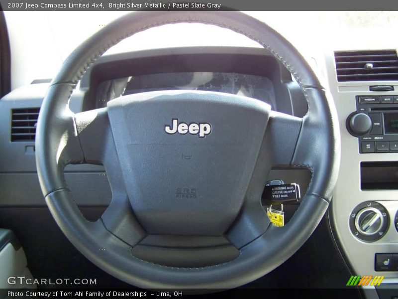 Bright Silver Metallic / Pastel Slate Gray 2007 Jeep Compass Limited 4x4