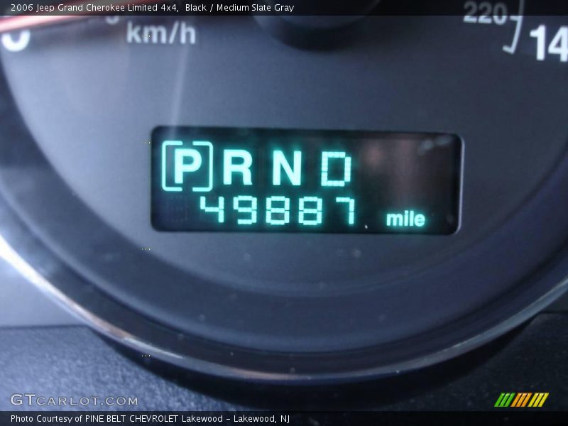 Black / Medium Slate Gray 2006 Jeep Grand Cherokee Limited 4x4