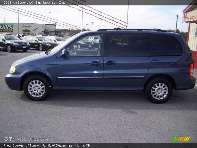Blue Sapphire / Gray 2003 Kia Sedona LX
