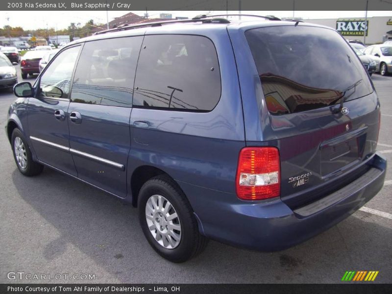 Blue Sapphire / Gray 2003 Kia Sedona LX