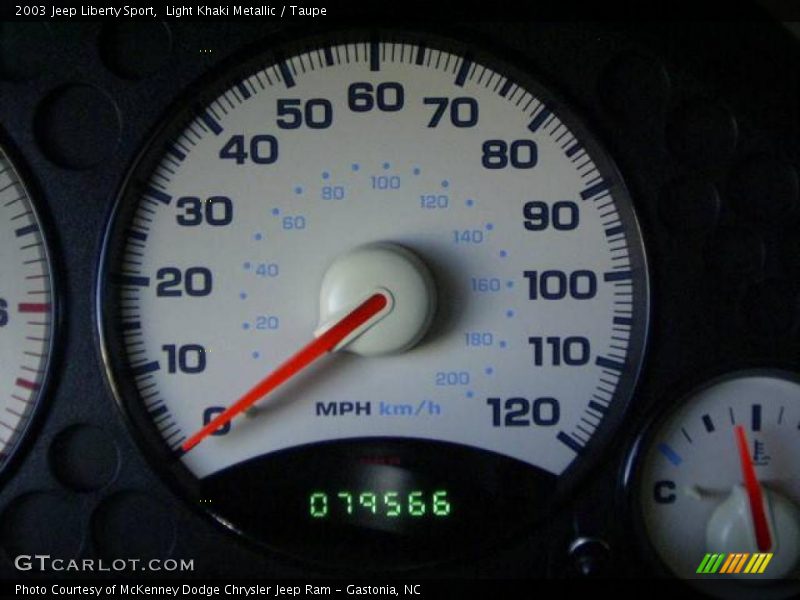 Light Khaki Metallic / Taupe 2003 Jeep Liberty Sport