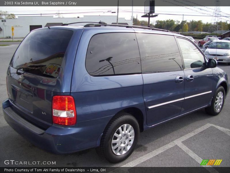Blue Sapphire / Gray 2003 Kia Sedona LX